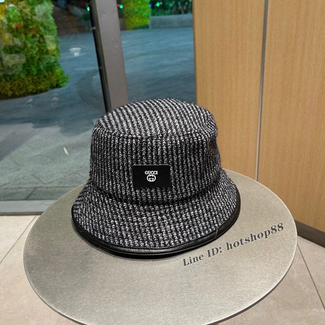 Gucci古奇專櫃2022秋季新品漁夫帽遮陽帽 mmyj3311